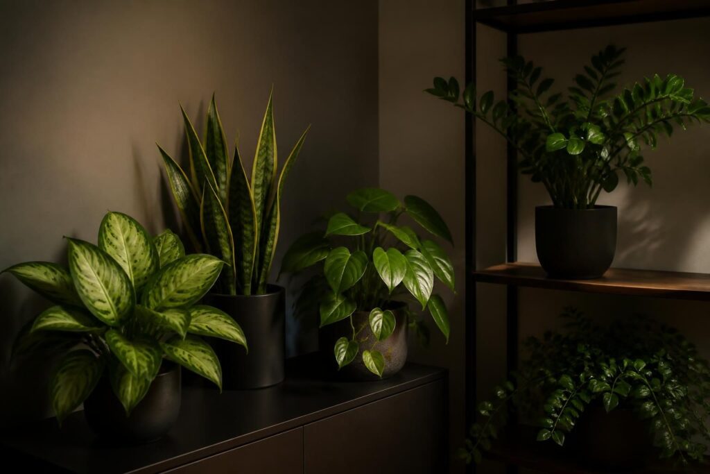 découvrez notre sélection de plantes d'intérieur idéales pour illuminer les pièces sombres et apporter une touche de verdure même sans lumière naturelle intense.