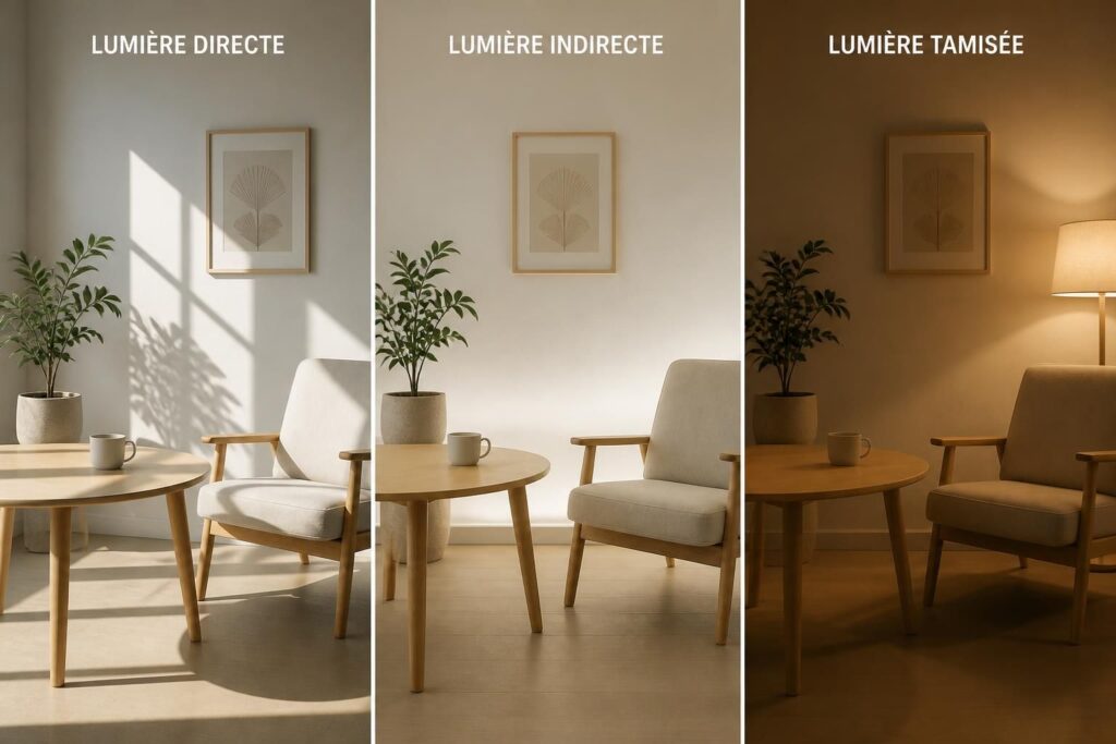 découvrez les différences entre la lumière directe, indirecte et tamisée pour mieux éclairer vos espaces et créer l'ambiance idéale.
