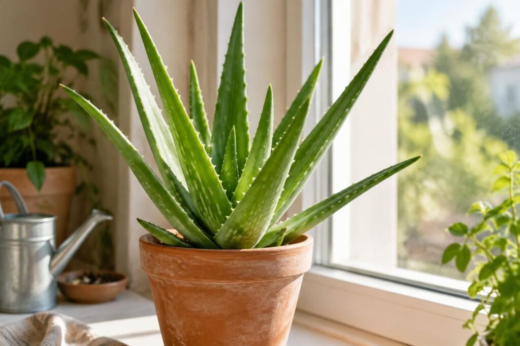 découvrez comment cultiver l’aloe vera en intérieur : emplacement idéal, arrosage, rempotage et conseils pour garder votre plante en pleine santé.