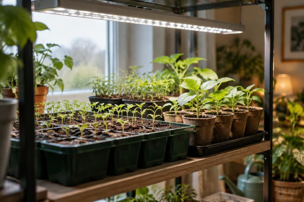 Éclairer ses semis en intérieur